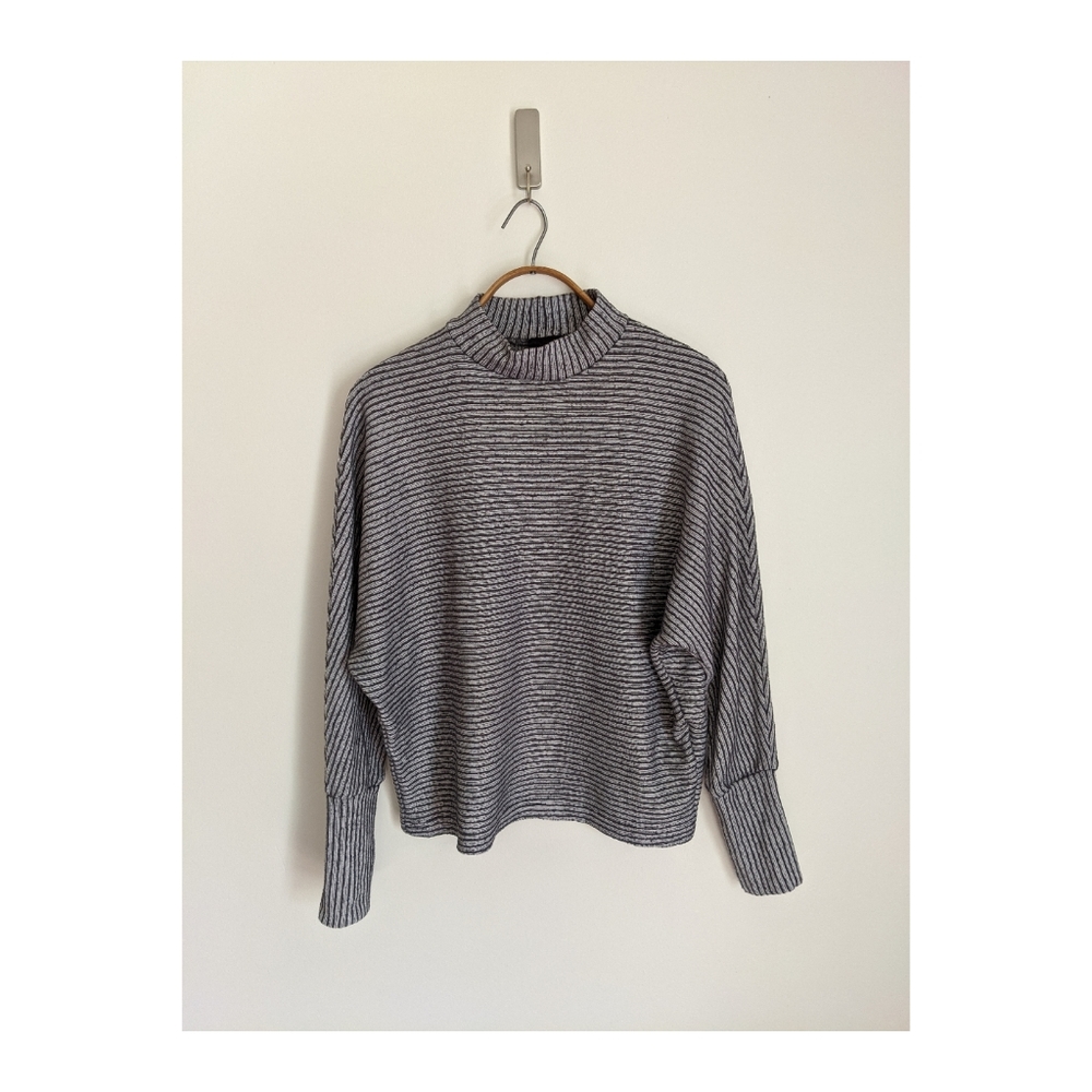 Out from Under Striped Turtleneck